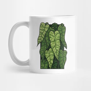 Anthurium Veitchii Doodle Mug